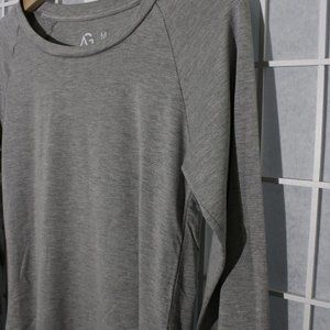 Women's Gray long sleeve shirt (LRT3P)